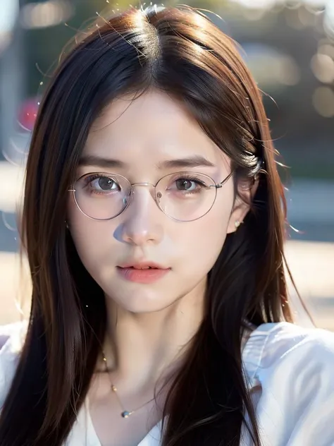 <lora:mix4:0.4>, <lora:taiwanDollLikeness_v20:0.66>,mix4,(8k, RAW photo, best quality, masterpiece:1.2), (realistic, photo-realistic:1.37),((1girl)),portrait,float hair, professional lighting, photon mapping, radiosity, physically-based rendering, lens 135mm, f1.8, close-up, head out of frame, looking at viewer, round eyewear, glasses
