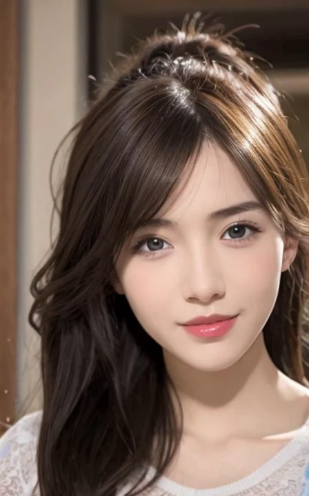best quality, ultra high res, (photorealistic:1.4), (detailed beautiful girl:1.4), (medium breasts:0.8), looking_at_viewer, Detailed facial details, beautiful detailed eyes,pink hair, blue eyes, slender, haunting smile, (makeup:0.3), red lips, highly detailed clothes, (ulzzang-6500-v1.1:0.3) <lora:mix4:0.7> <lora:Taiwan-doll-likeness:0.1> <lora:Japanese-doll-likeness:0.1> <lora:ChineseDollLikeness2.0:0.1>