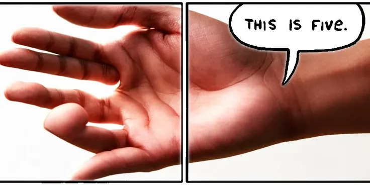 a hand