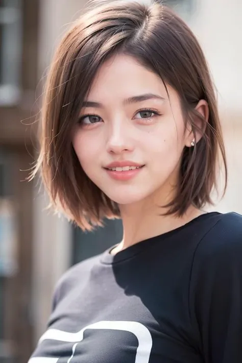 dressed, (photo realistic:1.4), (hyper realistic:1.4), (realistic:1.3),
(smoother lighting:1.05), (increase cinematic lighting quality:0.9), 32K,
1girl,20yo girl, realistic lighting, backlighting, light on face, ray trace, (brightening light:1.2), (Increase quality:1.4),
(best quality real texture skin:1.35), finely detailed eyes, finely detailed face, finely quality eyes,
(tired and sleepy),(smile:1.4), face closeup, t-shirts, close-up, upper body,
(Increase body line mood:1.1), (Increase skin texture beauty:1.1)
<lora:sd-No.172v2-000014:0.4>
