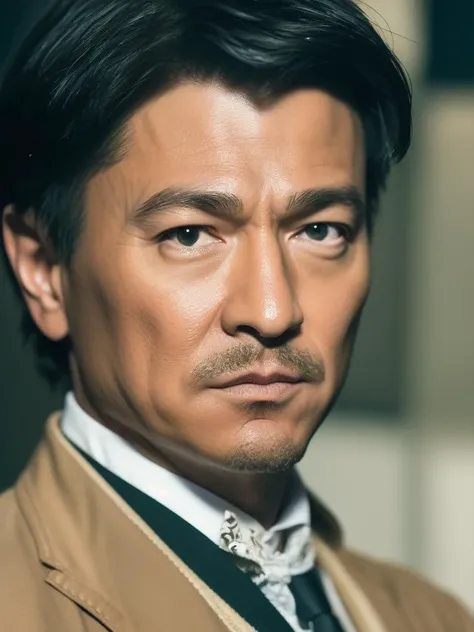 realistic, photorealistic, (masterpiece:1.5), concept art, intricate details, highly detailed, octane render, 8k, unreal engine, dynamic pose, best quality, highres, ((dramatic)), epic, depth of field, particles, (realistic face:1.1), ((1man, upper body, perfect eyes, detailed eyes, high quality eyes, <lora:ldh:0.8>, high quality face, Jack the Ripper, manly)), detailed background,