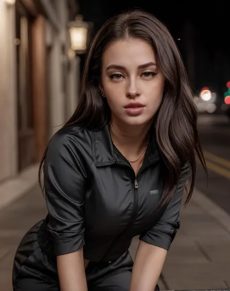 cinematic film still (realistic, photorealistic),  wearing Blazer and Cargo joggers: A combination of cargo pants and joggers, with a relaxed fit and multiple pockets.,  realistic , <lora:quiron_MaddyMay_v3_Lora:0.67> MaddyMayQuiron woman,,  (high quality skin), (high detailed face skin), (realistic iris), (realistic pupils), (skin pores), (skin imperfections:0.27), . shallow depth of field, vignette, highly detailed, high budget Hollywood movie, bokeh, cinemascope, moody, epic, gorgeous, film grain, grainy
