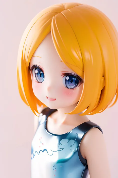 (best quality:1.3),(1 cute :1.2),(cute,simple,detailless:1.3),(flat colored eyes:1.4),(chibi:1.4),(small breast,wearing simple smooth dress),(blond well-trimmed short bob hair),(forehead:1.1),(smiling,happy:1.4),(bright face),(arms behind back),(simple painting, small deformed),(sidelighting:1.3),(bright photo,portrait lighting:1.3) <lora:Flat2:0.5>