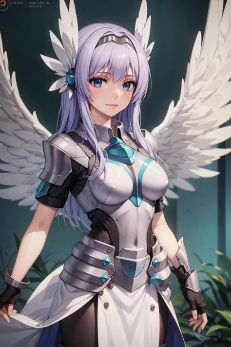 noelle_silva,long hair ,twintails, bangs, earring,silver hair,purple eyes,((water_armor)),(wings),crown, valkyrie, armored dress, angel, tree, sunset,autumn,autumn leaves,((under water:1.3)), night, moon, (dancing:1.2), volumetric lighting, best quality, masterpiece, intricate details, tonemapping, sharp focus, hyper detailed, trending on Artstation,