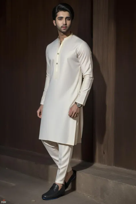 xyzsankurta, (highly detailed:1.3), 1boy, solo, (full body:1.3), Ultra-detail, (highres:1.1), best quality, (masterpiece:1.3), cinematic lighting, (highly detailed face and eyes:1.3), shalwar, shoe, <lora:xyzsankurta:.8>