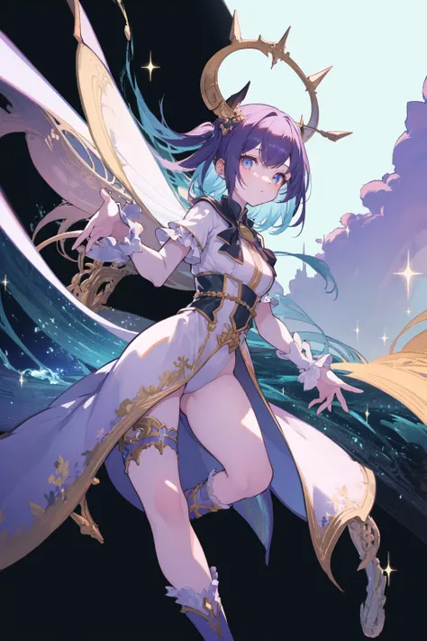 mastpiece,best quality,high res, fantastic Based on the given keywords focus and context in parentheses () around it, you have provided the following output Epic ultradress