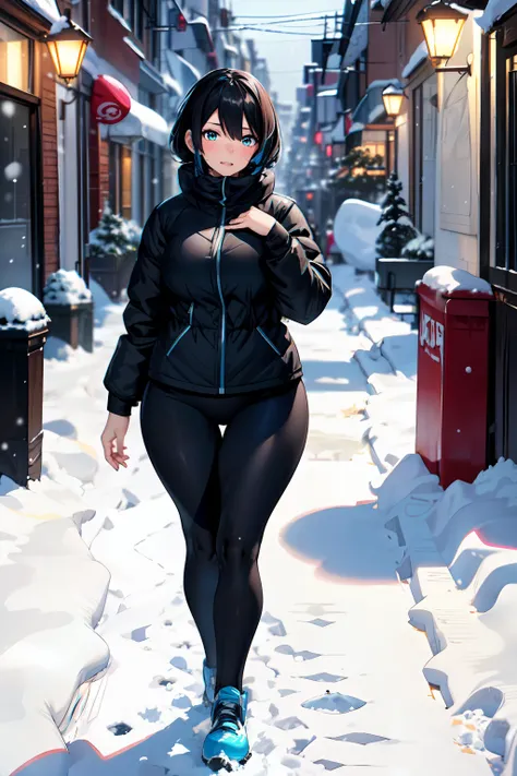 1girl, solo, (((full body))), masterpiece, (high detail:1 1), Rough face, Natural skin, high quality, NSFW, Hinata Hyunga，(French braid hair), (((very long hair))), long detailed hair, white eyes，(arm behind head:1.5)，( smile:1.2），Face blush，Sexy figure, perfect bodies, beautiful eyes, (Detailed face and eyes), (face: 1 2), voices, Extra, real photo, ... ... ........... PSD, sharp focus, contrast lighting, Delicate skin, High definition 8K, incredible details, realistic, professional photo shooting, 8K UHD, SLR camera, soft lighting , high high quality, film grain, Fujifilm XT3, magic, particle FX, (((tight body suit, tight black pants))), in the forest, dark forest, horror forest, cherry blossom petals, looking at viewer, (((Show cameltoe))), (((black boots))), (snow), (gloves), (((standing full body)))
