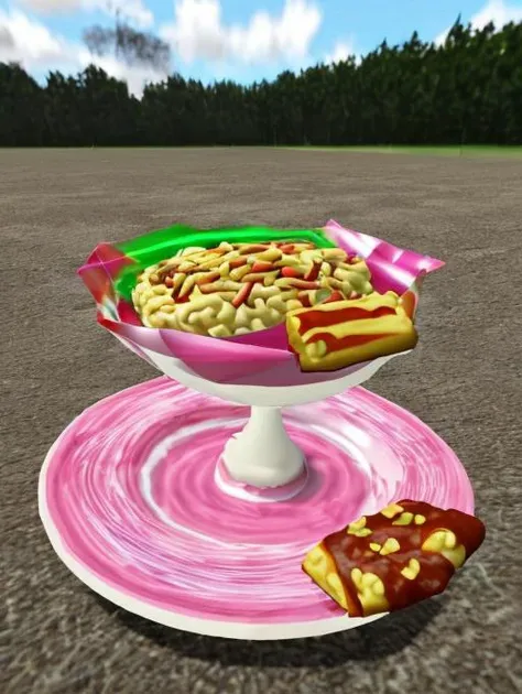 magic doughnut on dish glassed with pink and chocolate, sprinkles, delicious, perfect baked , OverallDetail-SDXL, extremely detailed, UHD,(long exposure , dystopian but extremelybeautiful:1.4),devils contract, bokeh,crystal cake, trsldamrl style