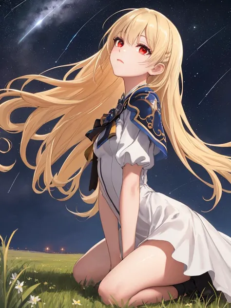 masterpiece, best quality, ultra detailed, grassland