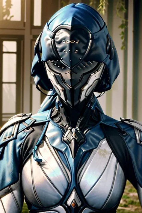 (masterpiece, top quality, best quality, official art, beautiful and aesthetic:1.2), Realistic, Realism, 1girl, <lora:Warframe- Yareli:1>, upper body, beautiful face, detailed, high quality, absurdres, faceless, warframe mask<hypernet:(G1) chilloutmix:1>