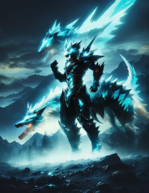 donm3x71nc710n transparent fading, Stygian Zinogre, <lora:DonM3x71nc710n:0.8>