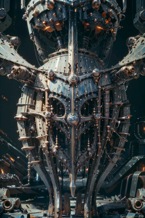 a fine art painting of a steel monster, biomechanical, GlassTech, mshn robot, hyper realistic, intricate design, (insanely detailed:1.4), (extremely fine details:1.35), Extremely sharp lines, cinematic lighting, Photorealistic, a detailed masterpiece by Ralph McQuarrie,Agnes Cecilebest quality, intricate details, hd, ultra resolution, photo realistic,
<lora:mshn:0.7> <lora:GlassTech-20:0.7>