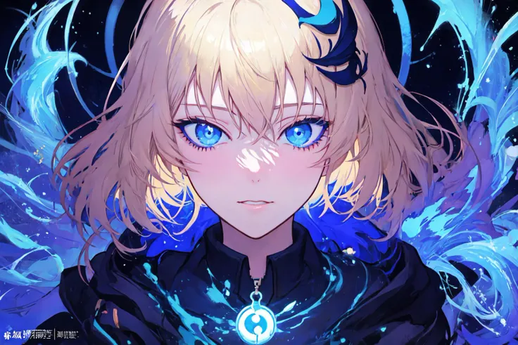 blacklight, ilya kuvshinov, anime illustration, anime key visual of young woman, long flowing blonde hair blue eyes, sky blue eyes, delicate features finely detailed perfect face delicate features directed gaze, gapmoe kuudere grimdark, trending on pixiv fanbox, painted by greg rutkowski makoto shinkai takashi takeuchi studio ghibli
