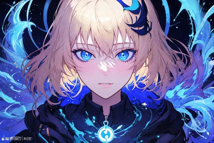 blacklight, ilya kuvshinov, anime illustration, anime key visual of young woman, long flowing blonde hair blue eyes, sky blue eyes, delicate features finely detailed perfect face delicate features directed gaze, gapmoe kuudere grimdark, trending on pixiv fanbox, painted by greg rutkowski makoto shinkai takashi takeuchi studio ghibli