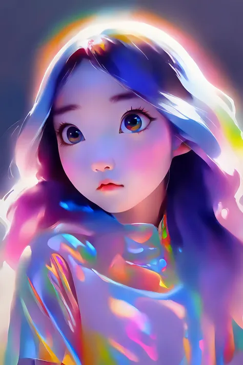 iridescent painting, prismatic, holographic, chromatic aberration,
masterpiece, best quality, 1girl, <lora:kwFemale_Beta40-SDXL_v1:1>, asian
