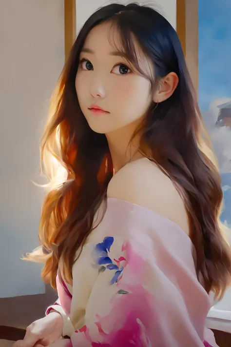 oil painting, vivid colors, beautiful light,
masterpiece, best quality, 1girl, <lora:kwFemale_Beta40-SDXL_v1:1>, asian,waifu