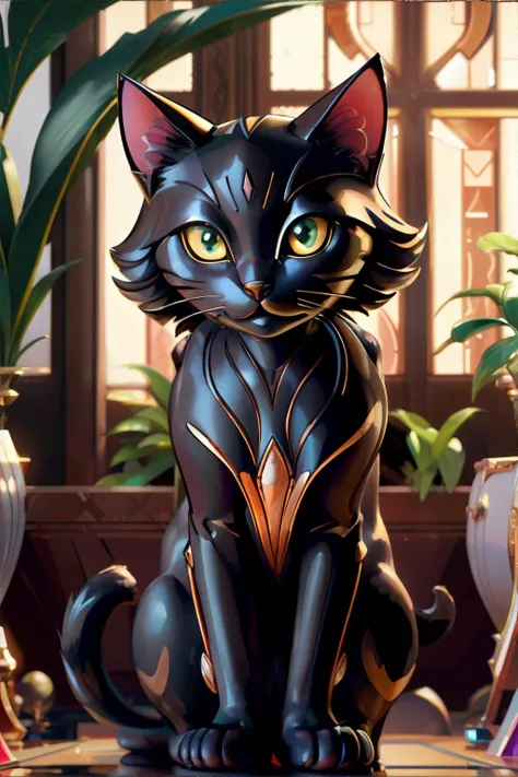 <lora:artdecoai:0.8>, artdecoai cat, <lora:detailslider:0.5> || art deco, masterpiece, 8k, high resolution, shallow depth of field, sharp focus