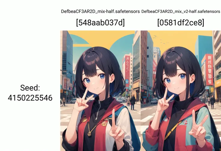 masterpiece, best quality, 1girl, city, peace Sign, <lora:saturation:1>
