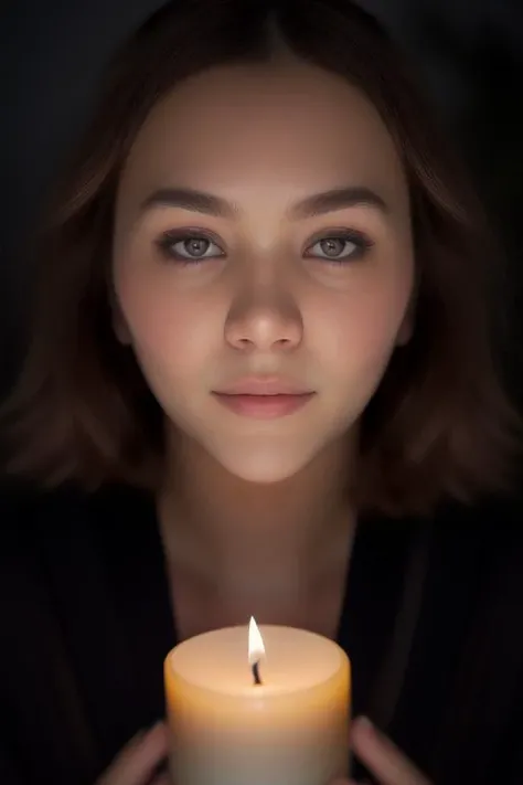 DEN_elfie_AA,
in a dark room in (pitch black:1.2) amongst a (candle light vigil:1.2), (candles:1.1), (candle light:1.1), (pitch black room:1.2), (darkness:1.1), wearing a (sheer robe:1.1), robe, sheer, (lots of candles:1.2),
bokeh, f1.4, 40mm, photorealistic, raw, 8k, textured skin, skin pores, intricate details  <lora:epi_noiseoffset2:1>, epiCRealism <lora:ClothingAdjuster3:-1.3>