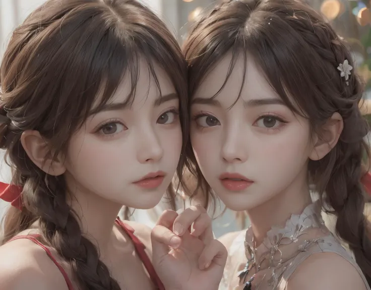 best quality, ultra hi res, photoreaslistic, a photography of a beautiful woman, 18yo teen age, detailed face, black Messy fishtail braid, (detailed porcelain doll,delicate clothes with a lot of frills and ribbons), Desert, (face close up), seductive look, looking at viewer