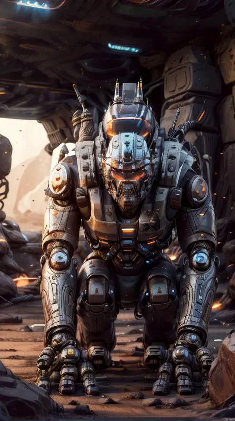 a profestional picutre of 1man, <lora:mshn:0.7> robot, mshn, mshn robot, robotic warrior with glass face , <lora:LunarPunkAI:1.2> lunarpunkai, Eager Inquiry: Leaning forward slightly, their hands may rest on their knees as they ask a question with eagerness. Their eyes are wide, and their voice is filled with curiosity. , camera angle dutch angle and focus on full body, photorealism,unreal 5 daz,perfectly drawed hands,perfectly drawed face,perfect body,extremely detailed artgerm greg rutkowski greg,((ultrasharp)),((masterpiece)),((best quality)),((ultradetailed)),((intricated details)),ultradetailed character,detailed face,intricated face details,<lyco:GoodHands-beta2:1>,extremaly detailed background,perfectly detailed face,character focus,intricated details of face,fFaceDetail <lora:add_detail:0.7> ultra realistic,32k,RAW photo,(high detailed skin:1.2),8k uhd,dslr,soft lighting,high quality,film grain, beautiful and aesthetic,extremely detailed