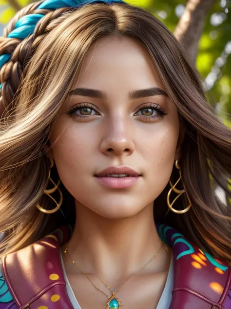 Graffiti art of girl, 20 yo, (establishing shot:1.5), Italian (face:Oval Face, drooping eyelids, [eye color violet], Nose with an Awkward Bump Shape, full lips, round cheeks, long chin) copper., Closeup, amazing quality, masterpiece, best quality, hyper detailed, ultra detailed, UHD, perfect anatomy, portrait, dof, hyper-realism, majestic, awesome, inspiring, Capture the joy of life within a smiling in the gentle warmth of the sun filtering through the open translucent pod. Let the radiance of nature's embrace illuminate their laughter, cinematic composition, soft shadows, national geographic style, (ultra detailed eyes and face)<lora:eyetuneT:1>, dramatic, (masterpiece, best quality, high quality), hyperdetailed, highres, intricate detail, HDR, 8k, sharp focus, detailed background, extremely detailed face eyes lips nose, perfect hands, realistic eyes, detailed skin texture, subsurface scattering, realistic, temple, dark, photorealistic,, dynamic, dramatic, vibrant colors, bold lines, graffiti art style