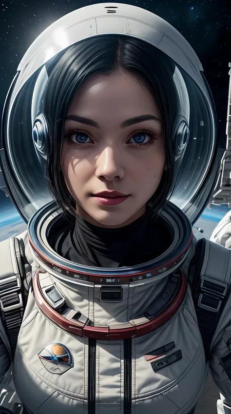 masterpiece,best quality,ultra detailed,highres,high-resolution,4k,4k portrait,8k,8k portrait,unity 8k wallpaper,extremely detailed CG,realistic,RAW photo,real person,portrait photography,photorealistic,shiny skin,detailed skin, 1girl,Bizarre animal,The girl is wearing space suit,((looking at viewer)),A spaceship is flying in the sky,Face the front,On the ground,Ground,any moon floating in the sky,(face),(Upper body),((front)),(A girl looking in front),18 -year -old British woman,smile,fun,((Alien and commemorative photo)),abstract dream, space, intricate, grand scale, alone, cinematic film still, insane detail, sharp focus, depth of field, realistic lighting, (realistic perspective), complex, (multiple subjects), 4k HDR,<lora:add_detail:0.5> <lora:more_details:0.25> <lora:20230530123038:0.25>