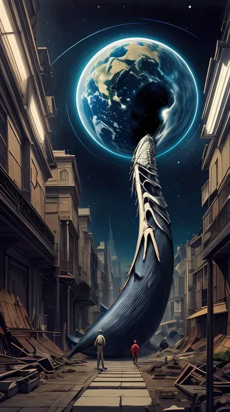 "realistic detailed image of an cosmonaut alone in the tundra next to whale skeleton in the style of Francis Bacon, Surreal, Norman Rockwell and James Jean, Greg Hildebrandt, and Mark Brooks, triadic color scheme, By Greg Rutkowski, in the style of Francis Bacon and Syd Mead and Edward Hopper and Norman Rockwell and Beksinski, open ceiling, highly detailed, painted by Francis Bacon, painted by James Gilleard, surrealism, airbrush, Ilya Kuvshinov, WLOP, Stanley Artgerm, very coherent, art by Takato Yamamoto and James Jean"
abstract dream, space, intricate, grand scale, alone, cinematic film still, insane detail, sharp focus, depth of field, realistic lighting, (realistic perspective), complex, (multiple subjects), 4k HDR,
<lora:add_detail:0.5> <lora:more_details:0.25> <lora:FantasyWorldV1:0.25>