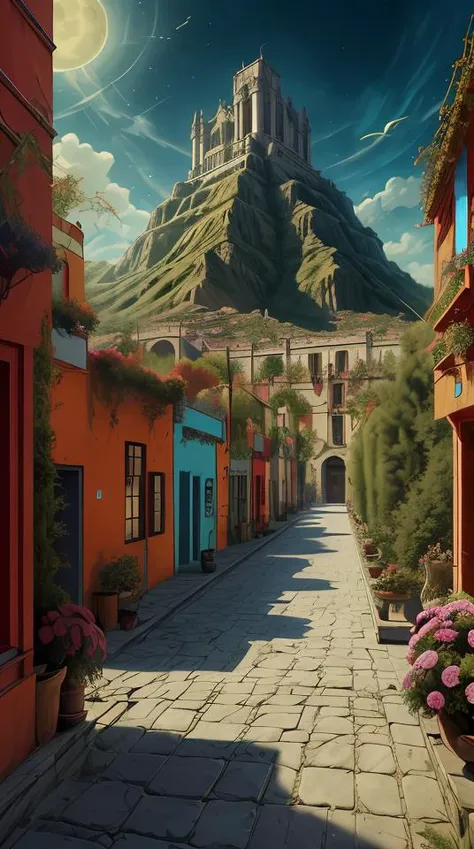 Da de los Muertos, mexican street,peoples makeup, festival background, cleavage, (art by Ferdinand Knab and Claude Bonin-Passarro:1.2),Highly saturated colors, digital art,
<lora:add_detail:0.5> <lora:more_details:0.25> <lora:FantasyWorldV1:0.25>