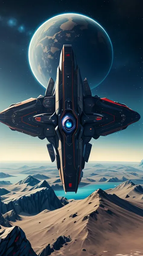 a nomanssky style starship flying through space,abstract dream, space, intricate, grand scale, alone, cinematic film still, insane detail, sharp focus, depth of field, realistic lighting, (realistic perspective), complex, (multiple subjects), 4k HDR,<lora:add_detail:0.5> <lora:more_details:0.25> <lora:20230530123038:0.25>