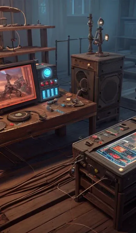 stuart little,electronics, motors, wires, buttons, lcd, artstation trending, unreal engine 5 <lora:add_detail:0.5> <lora:more_details:0.25> <lora:FantasyWorldV1:0.25>