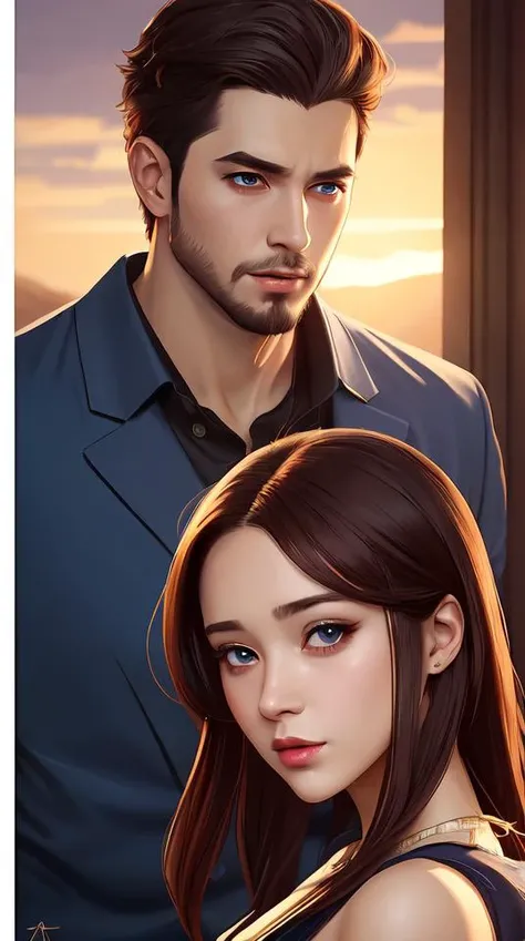 A potrait of a man with big and cute eyes, fine-face, realistic shaded perfect face, fine details. Night setting. Very anime style. Realistic shaded lighting poster by Ilya Kuvshinov katsuhiro, magali villeneuve, artgerm, Jeremy Lipkin and Michael Garmash, Rob Rey and Kentarç« Miura style, trending on art station