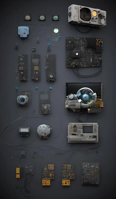stuart little,electronics, motors, wires, buttons, lcd, artstation trending, unreal engine 5 <lora:add_detail:0.5> <lora:more_details:0.25> <lora:FantasyWorldV1:0.25>