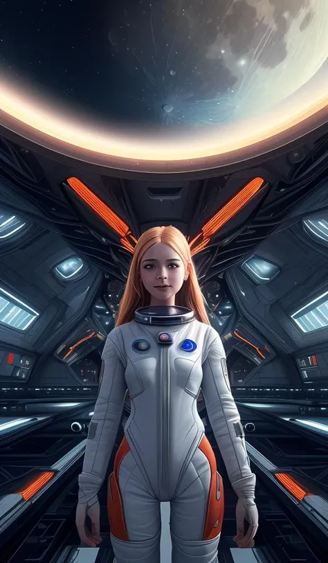 masterpiece,best quality,ultra detailed,highres,high-resolution,4k,4k portrait,8k,(8k portrait),unity 8k wallpaper,extremely detailed CG,realistic,RAW photo,real person(portraitphotography),photorealistic,detailed skin, (No-man's-sky Game Design Picture:1.1),(1girl),Bizarre animal,The girl is wearing space suit,A spaceship is flying in the sky,Face the front,On the ground,Ground,any moon floating in the sky,(face),((front)),(A girl looking in front),18 -year -old British woman,smile,fun,((Alien and commemorative photo)),((Bizarre creatures and commemorative photos)),(Giant spacecraft),Above the knees,Spread earth,Stand on the hill,(Alien standing next to a girl),(A strange creature is attached to her),With a yellow mesh in the blue god,Classic French Braid,__eye_color,amb__,abstract dream, space, intricate, grand scale, alone, cinematic film still, insane detail, sharp focus, depth of field, realistic lighting, (realistic perspective), complex, (multiple subjects), 4k HDR,<lora:add_detail:0.5> <lora:more_details:0.25> <lora:FantasyWorldV1:0.25>