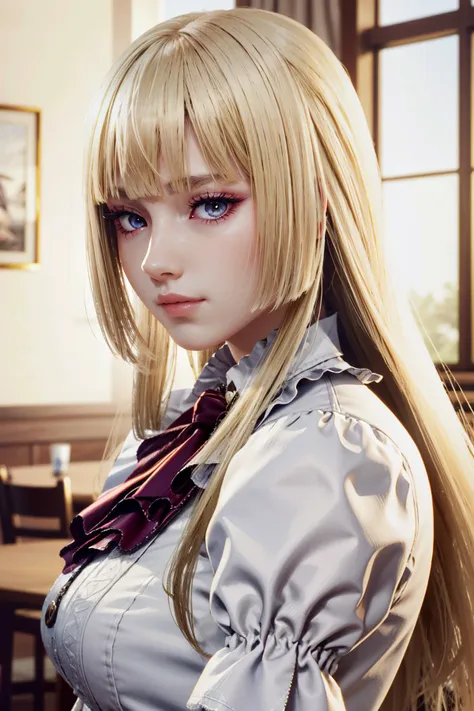 ((ultra detailed, masterpiece, absurdres))
 <lora:TKLili:0.8>
TKLili, 1girl, blonde hair, long hair, blunt bangs, portrait