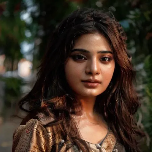 <lora:aathmika_1451:1>, high quality photo of a 30 -year-old woman aathmika_1451 , detailed hot face, outdoor photoshoot, Sony A7s3 Camera, Sigma Art 1.2 85MM lens, dramatic lighting, hair to the side,