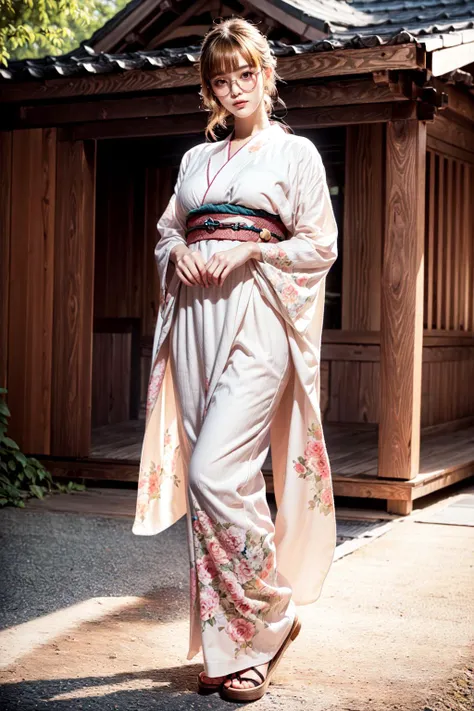 <lora:furisode:0.8>, (furisode,):1.1, alluring smile, soft light, light on face, clam posture, cinematic lighting,
BREAK((solo, 1woman, adorable, cute , clear face), (full body:1.35), dynamic angle, detailed shadow, detailed lightning, (wide view, wide-angle lens)),
BREAK(((a woman wearing a red glasses):1.2)),
BREAK(perfect(anatomy,body,face,hand,leg,foot,finger),(aqua eyes, (multicolor blonde red hairs), long hairs, <lora:hime_style-1.0:0.85>, hime style, hime cut, straight hair,cascading hair, draped hair, flowing hair,):1.2, cleavage),
BREAK(beautiful detailed woman, glossy pink lips, (milky skin, shiny skin):1.2, makeup, blush,eyeliner, eyeshadow, eyelashes, textured skin)
BREAK(<lora:more_details:0.75>, extremely detailed, CG, 8k Amazing, finely detail, (masterpiece:2.0, best quality), (intricate details, depth of field)),
BREAK((<lora:uber_saggy2:0.75>, saggy, sagging_breasts, gigantic breasts)),
outdoors, detailed shrine, night, detailed temple, scenery , starry star, sky,