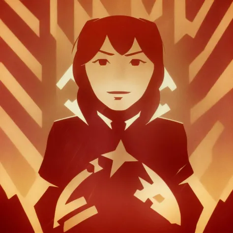 <lora:Soviet_propaganda-11:1> Soviet propaganda, soviet art, <lora:ddlc-10:1> monika \(doki doki literature club\),