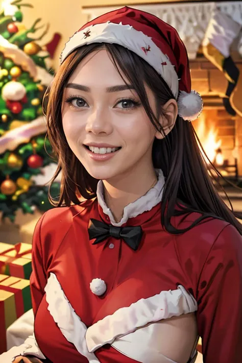 anime artwork anime artwork anime artwork solo, realistic, ((indonesian woman)), (happy512), (black hair), ((Modest wide-leg culottes)), ((fireplace,(christmas tree, christmas decorations:1.2), livingroom)), <lora:PAseer-SD15-LCM Quick:1> <lora:real_skin:.2> skin, <lora:IDM_-_Dhehany:1> dhehany . anime style, key visual, vibrant, studio anime, highly detailed . anime style, key visual, vibrant, studio anime, highly detailed . anime style, key visual, vibrant, studio anime, highly detailed