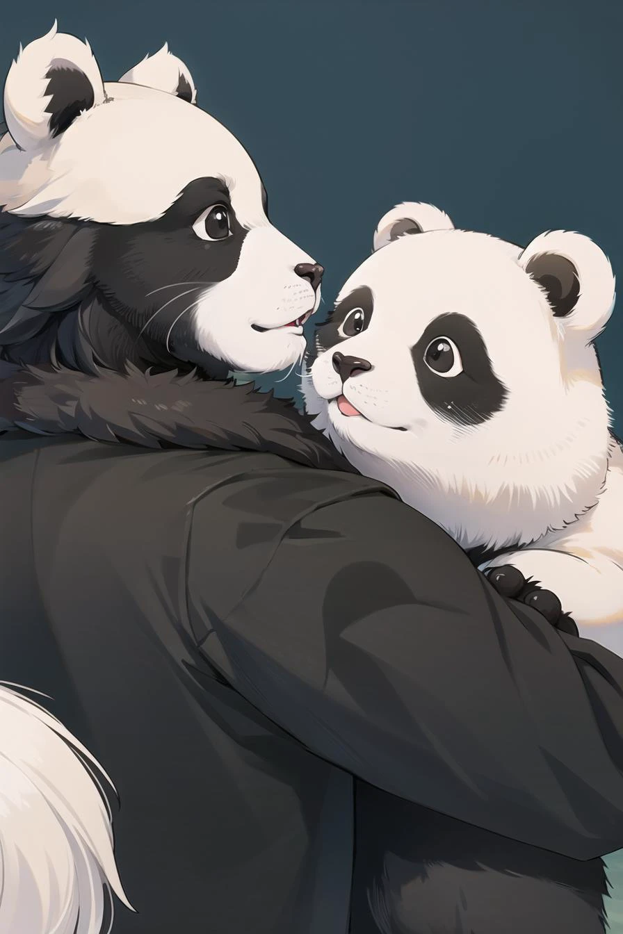 masterpiece,best quality,medium_shot,detailed fur,Animals,Panda,