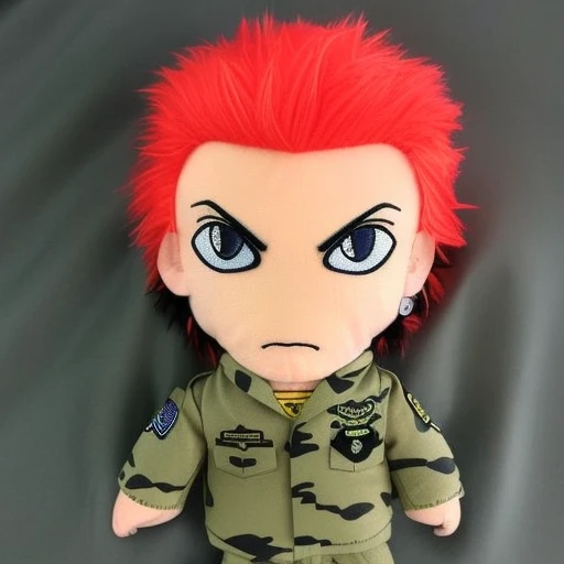 steve irwin flamboyant yellow hair blue eyes ring lighting cinematic plushiedsk
