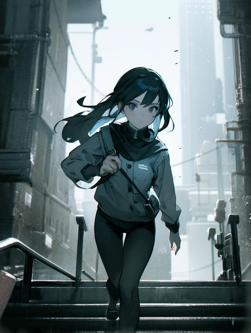 a girl doing something at some place,
