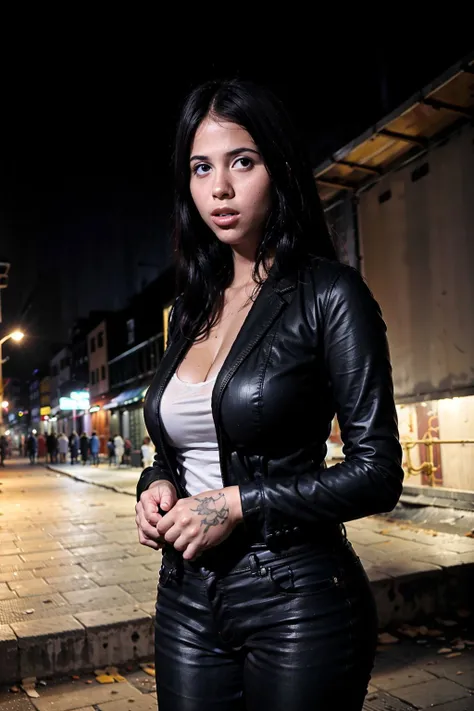 documentary photography photo of a woman, wearing tuxedo, upper body, low key lighting, bounced lighting, eye level, <lora:YorgelisCarrillo:1>