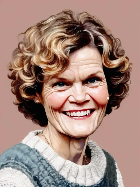 JudyBlumeXle, neutral expression