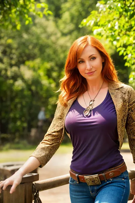 <lora:mondongo_LoRA_KaryByron:1> mndngwmn, redhead, outside, walking through park, leather jacket, looking up at viewer, ((cowboy shot:1.5)), (jeans:1.2), tank top, (walking towards viewer:1.3),
(RAW photo), (masterpiece:1.5), (best quality:1.1), (intricate details:1.2), (ultra detailed), (realistic:1.5), (photorealistic:1.5), (hyper realistic:1.4), (detailed clothes:1.3), (8k, 4k, intricate), (volumetric lighting:1.1), (highly detailed:1.2), (detailed face:1.2), (detailed eyes:1.2), (Detailed background:1.2), (dynamic pose:1.3), fcPortrait, CR1.2,