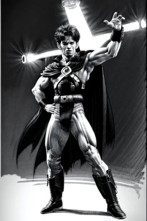 1 adult man, trunksv4, 70sRockstar
pencil drawing,rough sketch,(line art:1.2),meticulous painting,white paper,full body, character on paper,black and white,extra lines,clear lines,shadow