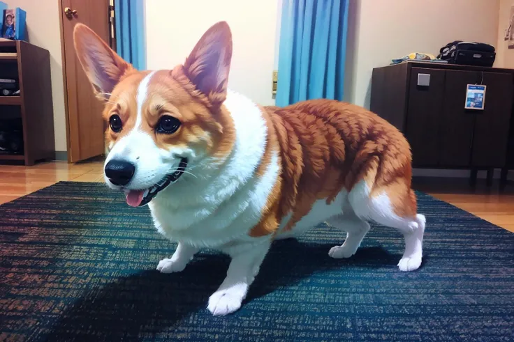 masterpiece, best quality, pembroke welsh corgi <lora:corgi_v1:0.6>