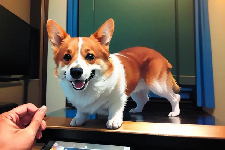 masterpiece, best quality, pembroke welsh corgi <lora:corgi_v1:0.6>