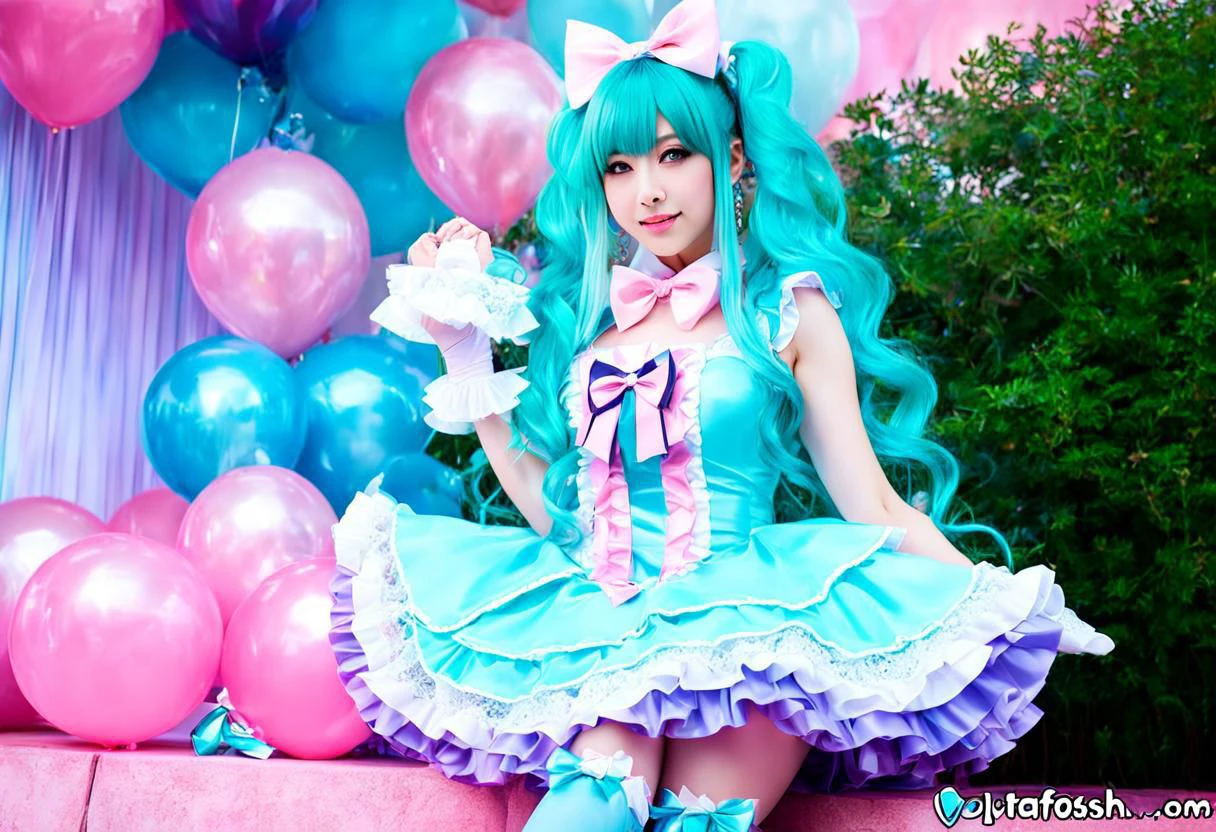 (kawaii, cute, tafashion:1), (cyan magical girl, long hair, multicolored hair:1.2), (pastel frilly latex lolishion dress:1.2), (lace gloves, multilayered dress:1), (shiny glossy gradient latex clothing:1.3), soft lighting, (cute shoes, lolitafan shoes, shoes focus, bobby socks:1.2), (many frills, many big bows, lace:1.3), (glossy lips, kawaii makeup:1.2), (happy smile:1), (sitting on latex sofa:1.3), (sparkling hair, sparkling clothes, sparkling eyes:1.1),