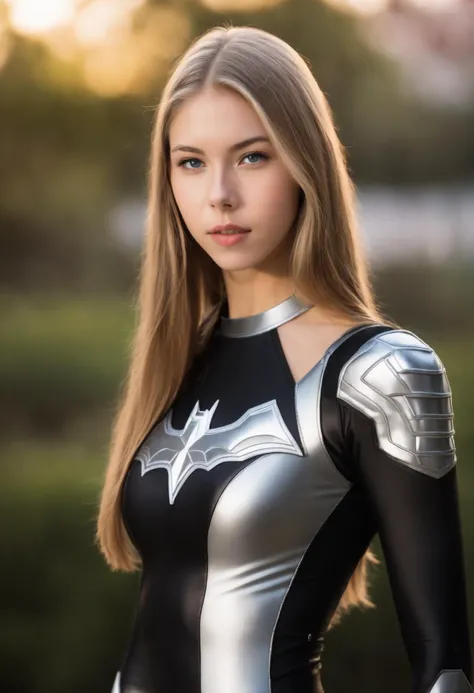 RAW photo, a full body shot of krystal_boyd wearing a skin-tight superhero outfit, soft lighting, highly detailed face, (film grain, 35mm, sharp focus, dslr, bokeh, depth of field:1.1), <lora:krystal_boyd_sdxl_50:0.7>